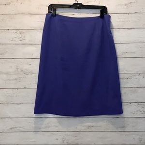 Jones Studio Blue Pencil Skirt